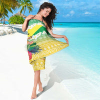 Personalised Malampa Joyeux Noel Sarong Proud To Be a Ni-Van Sand Drawing Art - Polynesian Pride