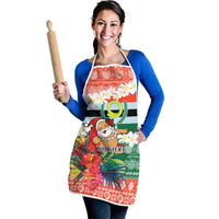Personalised Penama Joyeux Noel Apron Proud To Be a Ni-Van Sand Drawing Art LT9 - Polynesian Pride