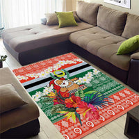 Personalised Penama Joyeux Noel Area Rug Proud To Be a Ni-Van Sand Drawing Art - Polynesian Pride