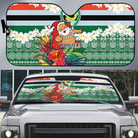Personalised Penama Joyeux Noel Auto Sun Shade Proud To Be a Ni-Van Sand Drawing Art - Polynesian Pride