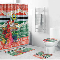 Personalised Penama Joyeux Noel Bathroom Set Proud To Be a Ni-Van Sand Drawing Art - Polynesian Pride