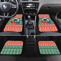 Personalised Penama Joyeux Noel Car Mats Proud To Be a Ni-Van Sand Drawing Art LT9 Set 4pcs Red - Polynesian Pride