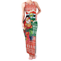 Personalised Penama Joyeux Noel Family Matching Tank Maxi Dress and Hawaiian Shirt Proud To Be a Ni-Van Sand Drawing Art - Polynesian Pride