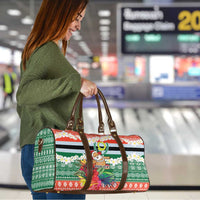 Personalised Penama Joyeux Noel Travel Bag Proud To Be a Ni-Van Sand Drawing Art - Polynesian Pride