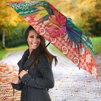 Personalised Penama Joyeux Noel Umbrella Proud To Be a Ni-Van Sand Drawing Art - Polynesian Pride