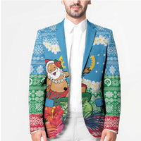 Personalised Sanma Joyeux Noel Blazer Proud To Be a Ni-Van Sand Drawing Art LT9 - Polynesian Pride