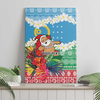 Personalised Sanma Joyeux Noel Canvas Wall Art Proud To Be a Ni-Van Sand Drawing Art LT9 - Polynesian Pride