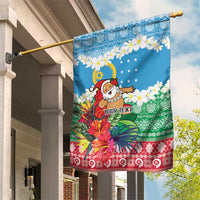 Personalised Sanma Joyeux Noel Garden Flag Proud To Be a Ni-Van Sand Drawing Art - Polynesian Pride