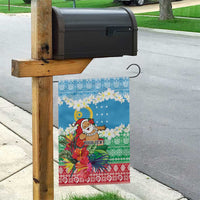 Personalised Sanma Joyeux Noel Garden Flag Proud To Be a Ni-Van Sand Drawing Art - Polynesian Pride