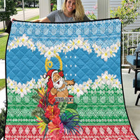 Personalised Sanma Joyeux Noel Quilt Proud To Be a Ni-Van Sand Drawing Art - Polynesian Pride