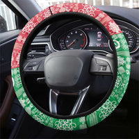 Sanma Joyeux Noel Steering Wheel Cover Proud To Be a Ni-Van Sand Drawing Art LT9 - Polynesian Pride