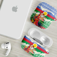 Personalised Shefa Joyeux Noel AirPods Case Proud To Be a Ni-Van Sand Drawing Art LT9 - Polynesian Pride