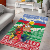Personalised Shefa Joyeux Noel Area Rug Proud To Be a Ni-Van Sand Drawing Art - Polynesian Pride