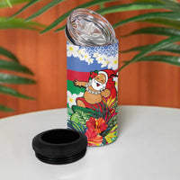 Personalised Shefa Joyeux Noel 4 in 1 Can Cooler Tumbler Proud To Be a Ni-Van Sand Drawing Art LT9 - Polynesian Pride