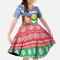 Personalised Shefa Joyeux Noel Family Matching Puletasi and Hawaiian Shirt Proud To Be a Ni-Van Sand Drawing Art - Polynesian Pride