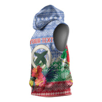 Personalised Shefa Joyeux Noel Sleeveless Hoodie Proud To Be a Ni-Van Sand Drawing Art LT9 - Polynesian Pride
