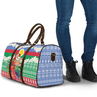 Personalised Shefa Joyeux Noel Travel Bag Proud To Be a Ni-Van Sand Drawing Art - Polynesian Pride