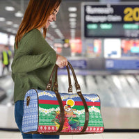 Personalised Shefa Joyeux Noel Travel Bag Proud To Be a Ni-Van Sand Drawing Art - Polynesian Pride