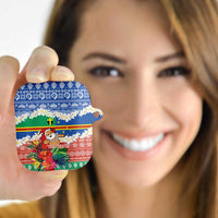 Personalised Tafea Joyeux Noel AirPods Case Proud To Be a Ni-Van Sand Drawing Art LT9 - Polynesian Pride