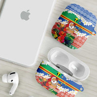 Personalised Tafea Joyeux Noel AirPods Case Proud To Be a Ni-Van Sand Drawing Art LT9 - Polynesian Pride