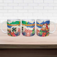 Personalised Tafea Joyeux Noel Ceramic Mug Proud To Be a Ni-Van Sand Drawing Art LT9 - Polynesian Pride