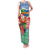 Personalised Tafea Joyeux Noel Family Matching Tank Maxi Dress and Hawaiian Shirt Proud To Be a Ni-Van Sand Drawing Art - Polynesian Pride