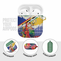 Personalised Torba Joyeux Noel AirPods Case Proud To Be a Ni-Van Sand Drawing Art LT9 - Polynesian Pride