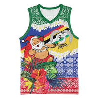 Personalised Torba Joyeux Noel Basketball Jersey Proud To Be a Ni-Van Sand Drawing Art LT9 Unisex Green - Polynesian Pride