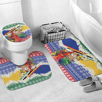 Personalised Torba Joyeux Noel Bathroom Set Proud To Be a Ni-Van Sand Drawing Art - Polynesian Pride