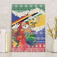 Personalised Torba Joyeux Noel Canvas Wall Art Proud To Be a Ni-Van Sand Drawing Art LT9 Without Frame Green - Polynesian Pride