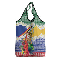 Personalised Torba Joyeux Noel Grocery Bag Proud To Be a Ni-Van Sand Drawing Art - Polynesian Pride