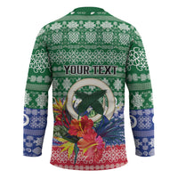 Personalised Torba Joyeux Noel Hockey Jersey Proud To Be a Ni-Van Sand Drawing Art LT9 - Polynesian Pride