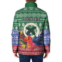 Personalised Torba Joyeux Noel Padded Jacket Proud To Be a Ni-Van Sand Drawing Art LT9 - Polynesian Pride