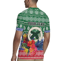 Personalised Torba Joyeux Noel Rugby Jersey Proud To Be a Ni-Van Sand Drawing Art LT9 - Polynesian Pride
