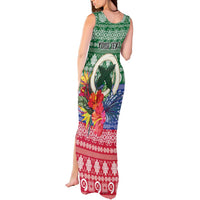 Personalised Torba Joyeux Noel Tank Maxi Dress Proud To Be a Ni-Van Sand Drawing Art - Polynesian Pride