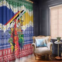 Personalised Torba Joyeux Noel Window Curtain Proud To Be a Ni-Van Sand Drawing Art LT9 - Polynesian Pride
