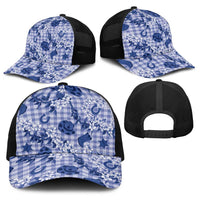 Mokihana Maile Ilima Leis Paniolo Palaka Baseball Net Cap Hawaiian Polu Spirit LT9 - Polynesian Pride