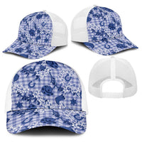 Mokihana Maile Ilima Leis Paniolo Palaka Baseball Net Cap Hawaiian Polu Spirit LT9 - Polynesian Pride