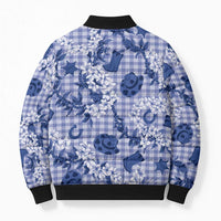 Mokihana Maile Ilima Leis Paniolo Palaka Bomber Puffer Jacket Hawaiian Polu Spirit LT9 - Polynesian Pride