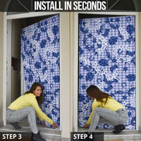 Mokihana Maile Ilima Leis Paniolo Palaka Door Cover Hawaiian Polu Spirit - Polynesian Pride