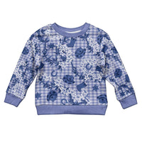 Mokihana Maile Ilima Leis Paniolo Palaka Kid Ugly Christmas Sweater Hawaiian Polu Spirit - Polynesian Pride