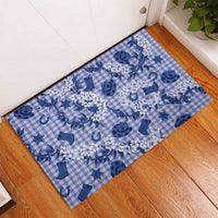 Mokihana Maile Ilima Leis Paniolo Palaka Rubber Doormat Hawaiian Polu Spirit LT9 - Polynesian Pride