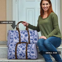 Mokihana Maile Ilima Leis Paniolo Palaka Travel Bag Hawaiian Polu Spirit LT9 - Polynesian Pride