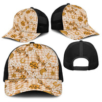 Mokihana Maile Ilima Leis Paniolo Palaka Baseball Net Cap Hawaiian Kula Spirit LT9 - Polynesian Pride