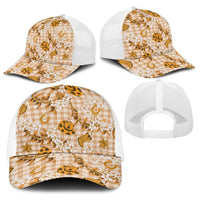 Mokihana Maile Ilima Leis Paniolo Palaka Baseball Net Cap Hawaiian Kula Spirit LT9 - Polynesian Pride