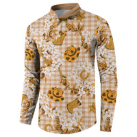 Mokihana Maile Ilima Leis Paniolo Palaka Button Sweatshirt Hawaiian Kula Spirit LT9 - Polynesian Pride