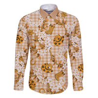 Mokihana Maile Ilima Leis Paniolo Palaka Family Matching Summer Maxi Dress and Hawaiian Shirt Hawaiian Kula Spirit - Polynesian Pride