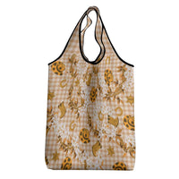 Mokihana Maile Ilima Leis Paniolo Palaka Grocery Bag Hawaiian Kula Spirit LT9 - Polynesian Pride