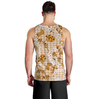 Mokihana Maile Ilima Leis Paniolo Palaka Men Tank Top Hawaiian Kula Spirit LT9 - Polynesian Pride