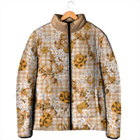 Mokihana Maile Ilima Leis Paniolo Palaka Padded Jacket Hawaiian Kula Spirit LT9 - Polynesian Pride